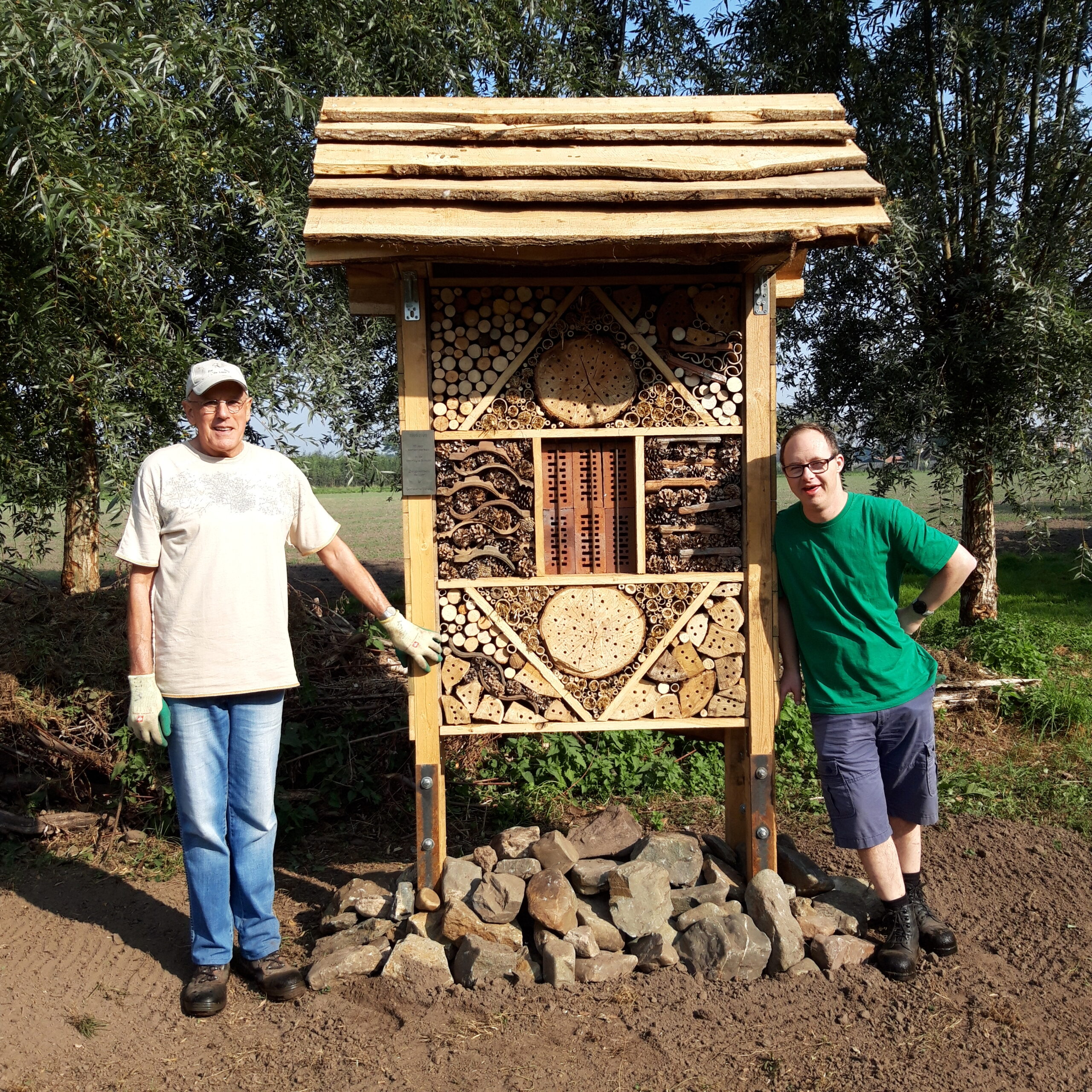Bijenhotel bij zorgboerderij in Venray